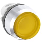 ABB - Yellow Modular Pushbutton MP3-31Y Pulsante Giallo Ghiera Metallica.