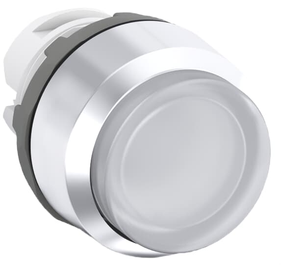 ABB - Clear Modular Pushbutton con ghiera metallica trasparente MP3-31C.