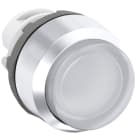 ABB - Clear Modular Pushbutton con ghiera metallica trasparente MP3-31C.