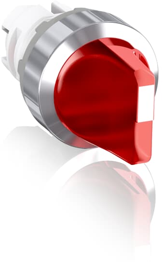 ABB - M2SS2-31R Selector Switch 2P Short Lever Red Metal.
