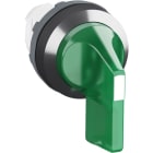 ABB - Green Modular Selector Switch M3SS5-31G SEL.3P LEVA LUNGA VERDE MET.