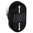 ABB - Double Pushb. MP9-1143 Pul. Doppio Nero Frecce.