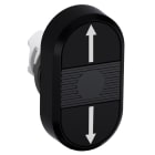 ABB - Double Pushb. MP9-1143 Pul. Doppio Nero Frecce.