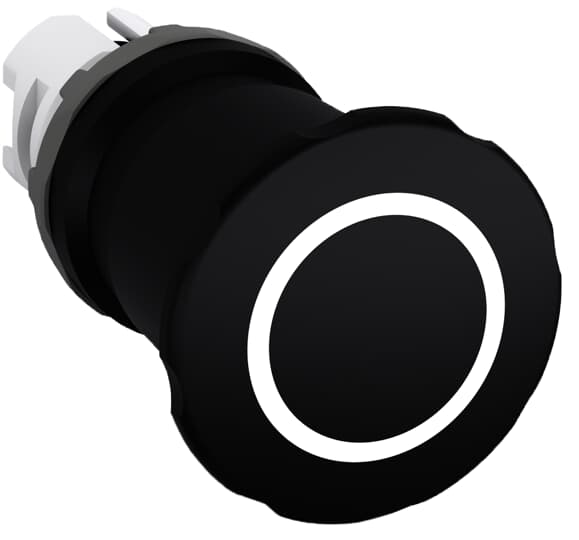 ABB - Black Modular Machine Stop 40mm Nero PUL.FUNGO MPEP4-10B.