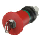 ABB - Red Modular Emergency Stop MPEK4-11R PUL.FUNGO 40MM ROSSO A CHIAVE.
