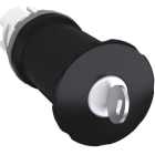 ABB - Black Modular Machine Stop MPEK4-11B PUL.FUNGO 40MM NERO CON CHIAVE.