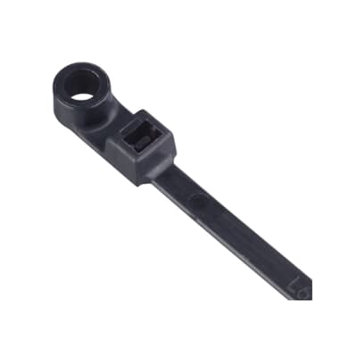 ABB - Cable Tie 120lb 15in UV Black Nylon Heavy Duty Fastener Hole 7.6x382mm Black UV 100pcs