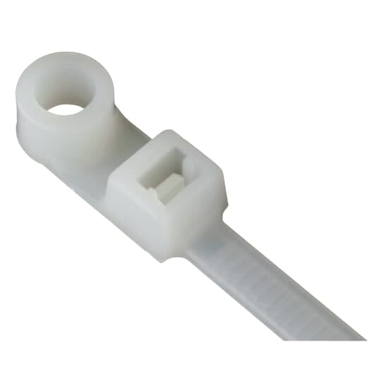 ABB - Cable Tie 30lb 5in Natural No8 Mounting Hole Tyfast with Hole 3.3x152 Natural 1000pcs.