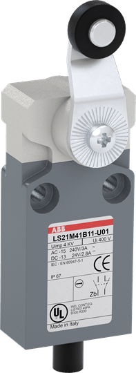 ABB - LS21M41B11-U01 limit switch: affidabile e resistente per ogni esigenza industriale.
