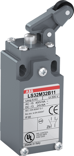 ABB - LS32M32B11 Limit Switch CONT 1NA+1NC SCATTO RAPIDO.