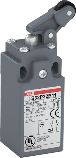 ABB - LS35P32B11 limit switch - affidabile e resistente per il controllo preciso degli impianti industriali.