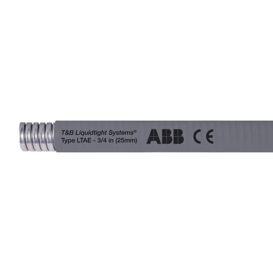 ABB - Guaina metallica NC32-1 in alluminio e PVC grigio per cavi elettrici da 30m/100ft. LTAES04G-C