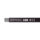 ABB - LFMC GP CSA 3/8in BLK 30m/100ft Guaina Metallizzata NC16-3/8 con Acciaio Zincato e Rivestimento in PVC Nero.