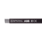ABB - LFMC GP CSA 3/8in BLK 30m/100ft Guaina Metallizzata NC16-3/8 con Acciaio Zincato e Rivestimento in PVC Nero.