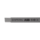 ABB - Guaina metallica zincata con guaina in PVC e rame nero da 1/2 pollice, lunghezza 30 metri/100 piedi.