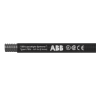 ABB - Guaina metallica zincata con rivestimento in poliuretano e rame nero per cavi da 1/2 pollice, lunghezza 30 metri/100 piedi. LTZUS02B-C