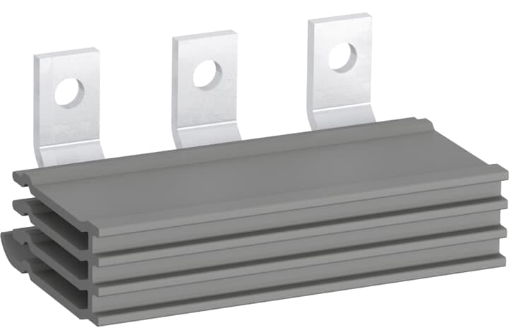 ABB - LY140 Connecting Strip AF116/14 PONTICELLI COLLEG. 3 FASI - ideale per collegare elettricamente diverse fasi in modo efficiente e sicuro.