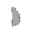 ABB - Spia luminosa con 3 LED rosso, giallo, verde 415/230V CA CC E219-3CDE.