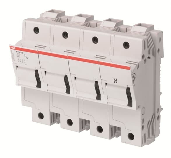 ABB - E 93N/125 fuse disconnector portafusibile, 3P+N, 125 A.