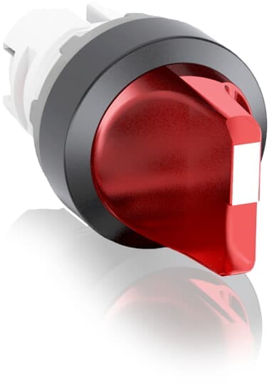 ABB - M2SSV1-11R Selector Switch 2 Positions Stabilized 45 Degrees, Illuminated, Black Panel.