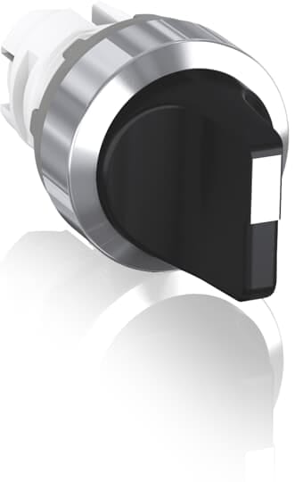 ABB - Black Modular Selector Switch M2SSV1-30B SEL2POS STAB 45?, NERO, MET.