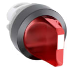 ABB - M2SSV2-11R Selector Switch 2 Positions Stabilized 90 Degrees, Illuminated, Black Panel.