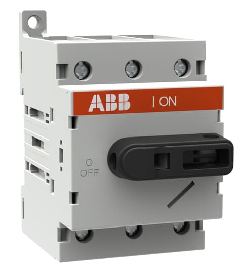 ABB - Front operated switch-disconnector OT63ML3 INT. SEZIONATORE ROTATIVO 3P 63A.
