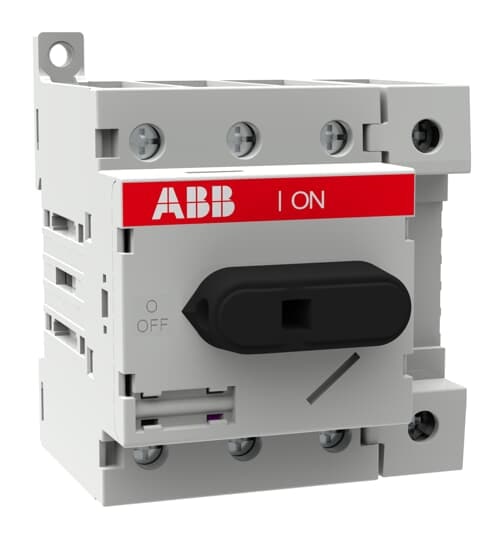 ABB - Front operated switch-disconnector OT63ML4 INT. SEZIONATORE ROTATIVO 4P 63A. M306400