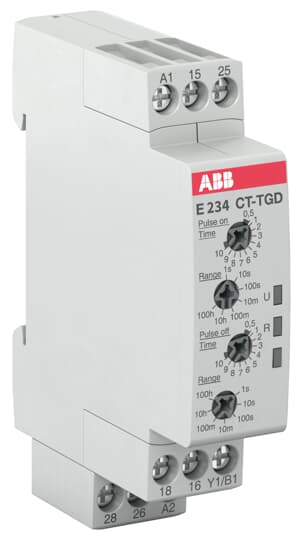 ABB - E234 CT-TGD.22 RELE TEMPORIZZATORE per un controllo preciso del tempo. M657693