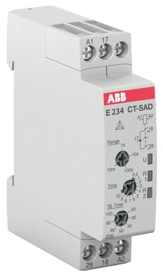 ABB - E234 CT-SAD.22 RELE TEMPORIZZATORE per un controllo preciso del tempo.