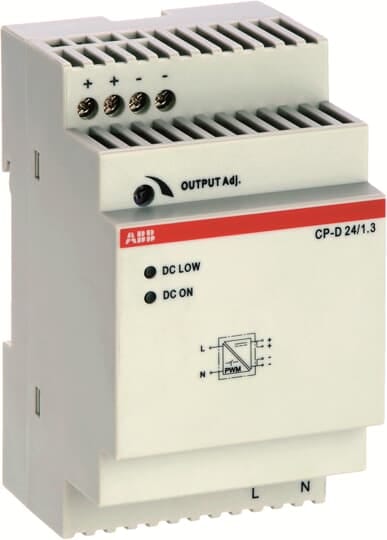 ABB - Alimentatore CP-D 24/1.3 da 1.3A per 24VCC.