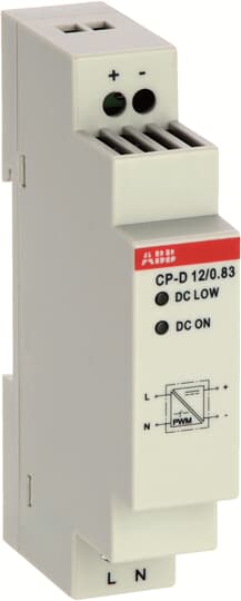 ABB - Alimentatore CP-D 12/0.83 0.83A 12VCC per uso professionale. Ideale per elettricisti ed ingegneri.