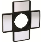 ABB - Portatarghetta MA1-8137 con 4 posizioni per il supporto della targa.