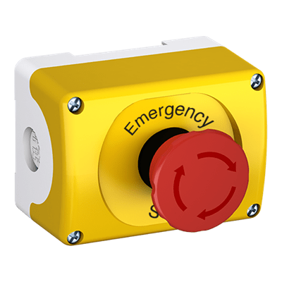 ABB - Custodie in plastica a 1 foro con pulsante per MEPY1-1040 Enclosure. MEPY11040