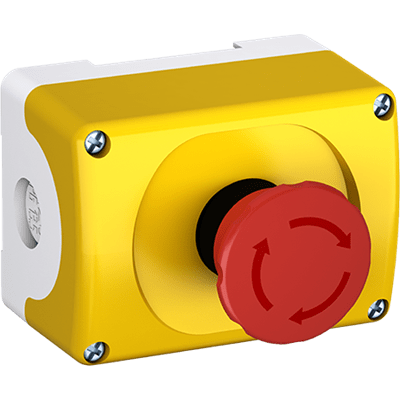 ABB - Custodie in plastica a 1 foro con pulsante per MEPY1-1042 Enclosure.