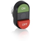 ABB - Green/Red Modular Double Pushbutton MPD14-11B Pulsante Doppio.