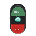 ABB - Pulsante doppio modulare verde/rosso MPD15-11G.