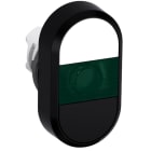 ABB - Modular Double Pushbutton White/Black MPD19-11G