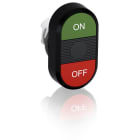ABB - Green/Red Modular Double Pushbutton MPD3-11B Pulsante Doppio.