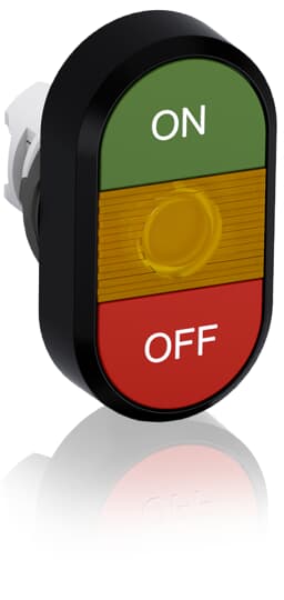 ABB - Pulsante doppio modulare verde/rosso MPD3-11Y.