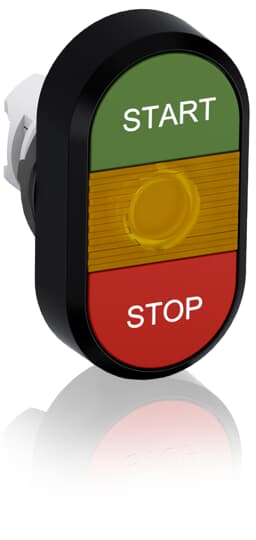 ABB - Pulsante doppio modulare verde/rosso MPD4-11Y.