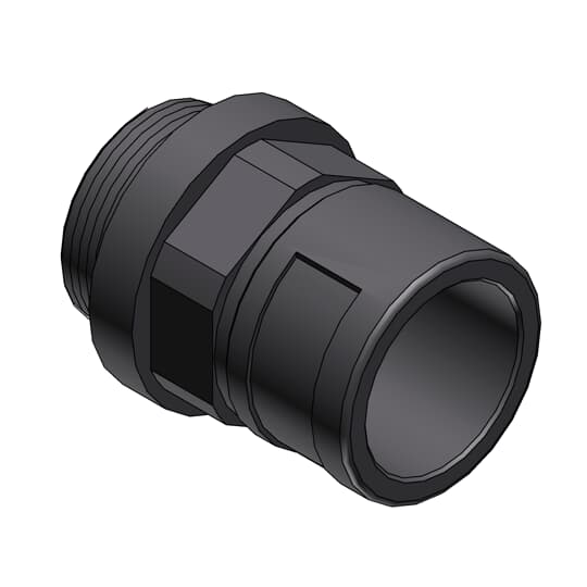 ABB - FTNG STR PG16 NW17 PA6/BR IP68 GRY RACCORDO DN17 PA6+OTT.NICH. GR IP68.