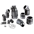 ABB - FTNG 45D M20 NW17 PA6/BR IP69 BLK RACC.45G DN17 M20 PA6+OTT.NICH. BK IP69.