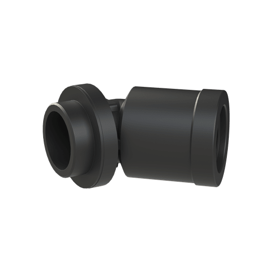 ABB - FTNG 45D M40 NW29 PA6/BR IP69 BLK RACC.45G DN29 M40 PA6+OTT.NICH. BK IP69. NKAH-M409-13