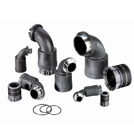 ABB - FTNG 90D M16 NW12 PA6/BR IP69 BLK RACC.90G DN12 M16 PA6+OTT.NICH. BK IP69.
