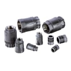 ABB - Raccordo femmina PA6 M16 DN12 NW12 IP69 nero per FTNG femminile a blocco. NKIS-M162