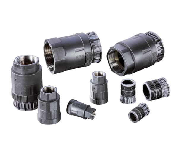 ABB - FTNG FEMTHRD PA6/BR M32 NW29 BLK RACC. DN29 FEMMINA PA6 BK IP69.