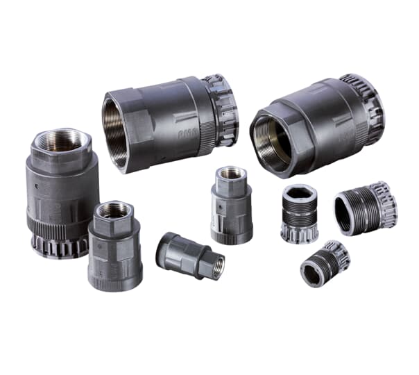 ABB - FTNG FEMTHRD PA6/BR M40 NW36 BLK RACC. DN36 FEMMINA PA6 BK IP69.