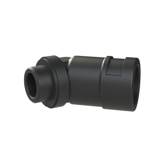 ABB - Condftng 45 M20nw17 Pa6/Br 10mm Blk Racc.45g Dn17 M20 Pa6+Ott.Nich. Bk Ip68