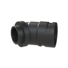 ABB - Conduttore flessibile 45 metri, diametro 13mm, colore nero, resistente all'acqua e agli agenti atmosferici. Connettore 45 gradi, diametro 36mm, materiale resistente, colore nero, grado di protezione IP68. NVAV-M406-13